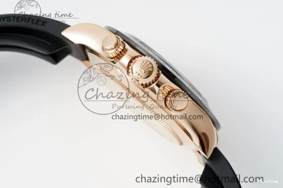 MiroTime 0105 Elegant Daytona 116515 BTF 1:1 Best Edition RG Dial on Oysterflex Rubber Strap SA4130 V 2264